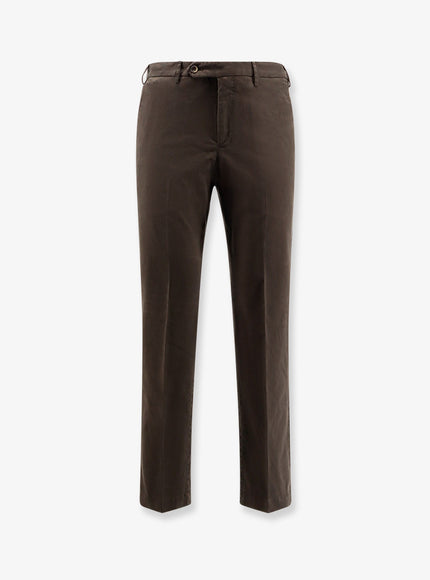 Pt Torino Style Stretch Cotton Master Fit Trousers Testa Di Moro