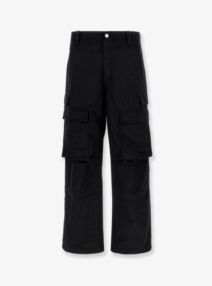 Purple Brand Cargo Cotton Trousers Nero