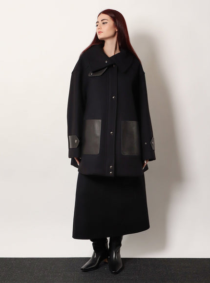 R2W Reuben Wool And Cashmere Blend Coat
