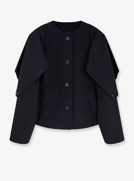 R2W Catran Wool And Cashmere Blazer Nero