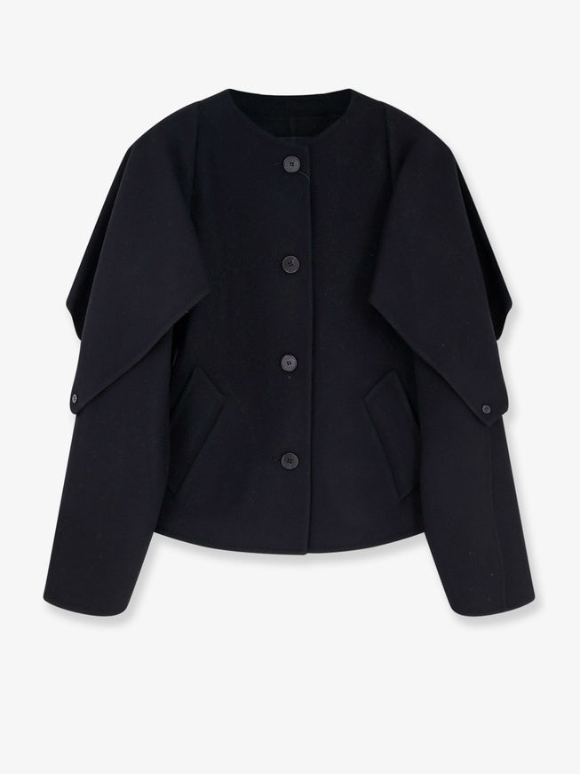 R2W Catran Wool And Cashmere Blazer Nero