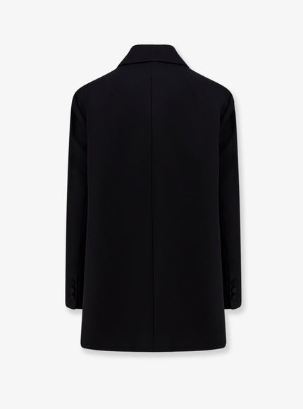 R2W Viora Wool Blend Double-Breasted Blazer