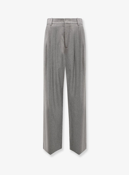 R2W Manes Wool And Cashmere Trousers Grigio Melange