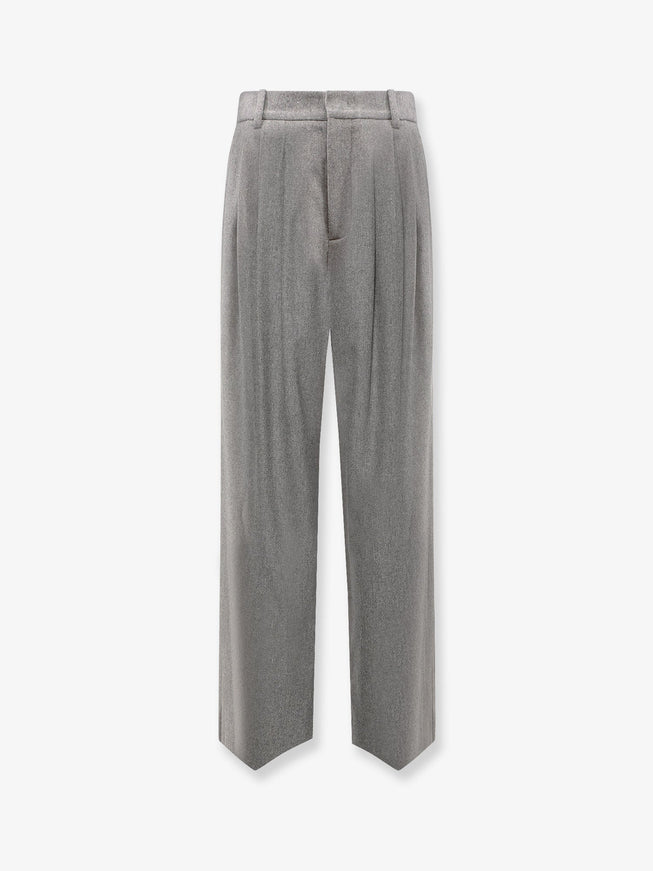 R2W Manes Wool And Cashmere Trousers Grigio Melange
