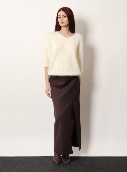 R2W Elan Cash Brushed Cashmere Sweater