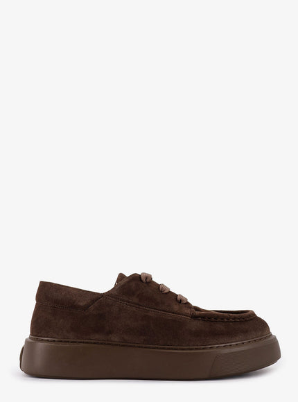 Reference Tahoe Suede Lace-Up Shoes Marrone