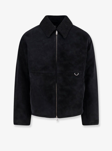 Represent Faux Shearling Jacket Jet Black