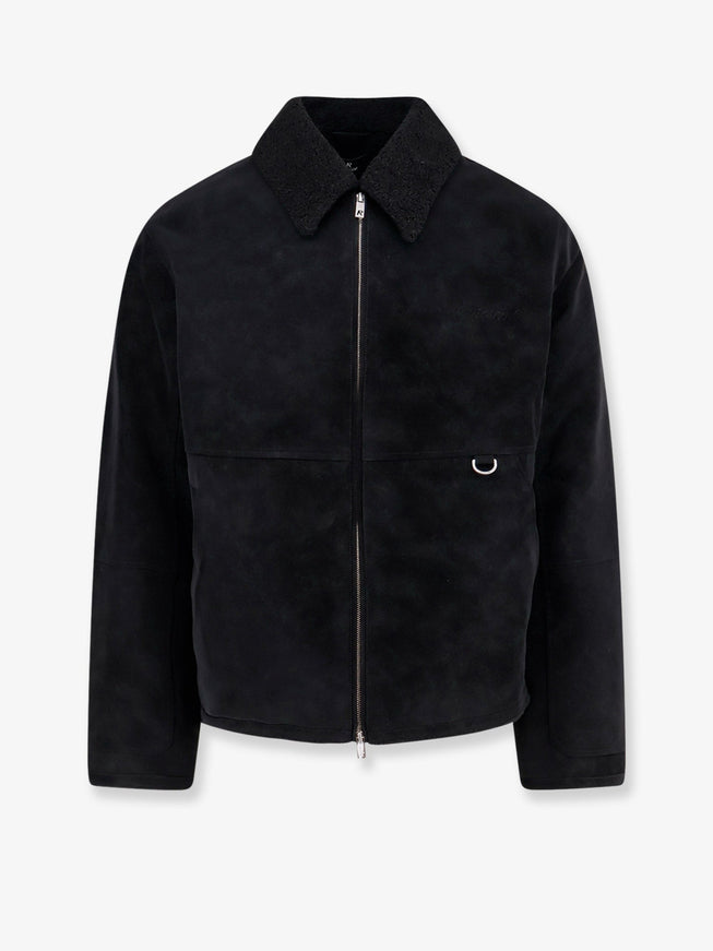 Represent Faux Shearling Jacket Jet Black