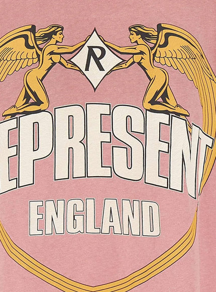 Represent Cotton T-Shirt With Distressed Effect