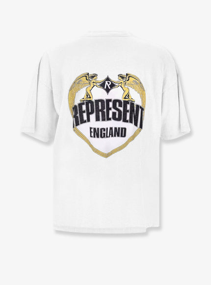 Represent Cotton T-Shirt With Distressed Effect