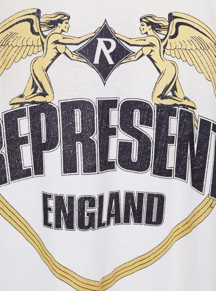 Represent Cotton T-Shirt With Distressed Effect