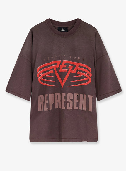 Represent Living Legacy Reversible Organic Cotton And Hemp T-Shirt Nero