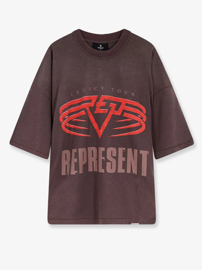 Represent Living Legacy Reversible Organic Cotton And Hemp T-Shirt Nero