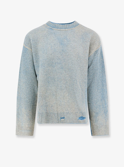 Represent Reversible Wool Sweater With Destroyed Effect Cloud