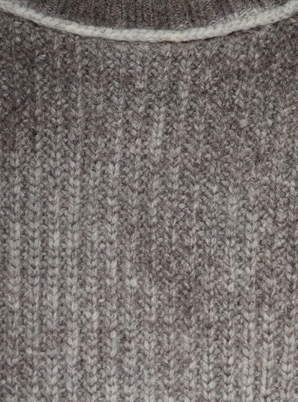 Represent Reversible Wool Sweater With Destroyed Effect