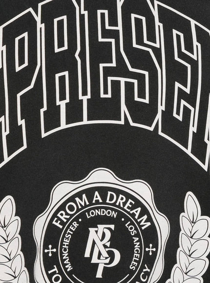 Represent Cotton Hooded Sweatshirt With Distressed Effect