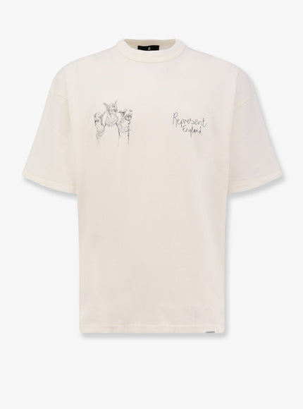 Represent Cotton T-Shirt Flatwhite