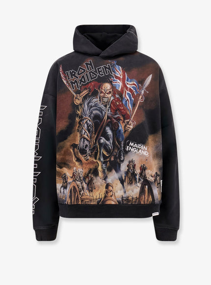 Represent Iron Maiden X Steed Cotton Sweatshirt Stained Black