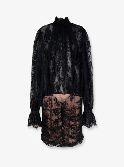 Retrofete Ysolde Lace Mini Dress