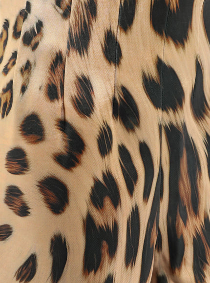 Retrofete Marie Shorts With Animal Print