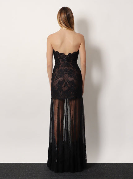 Retrofete Vespera Long Lace Dress