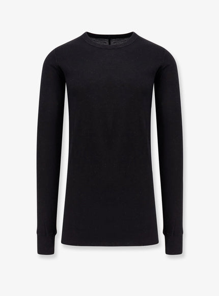 Rick Owens Basic Ls T Viscose Blend T-Shirt Nero