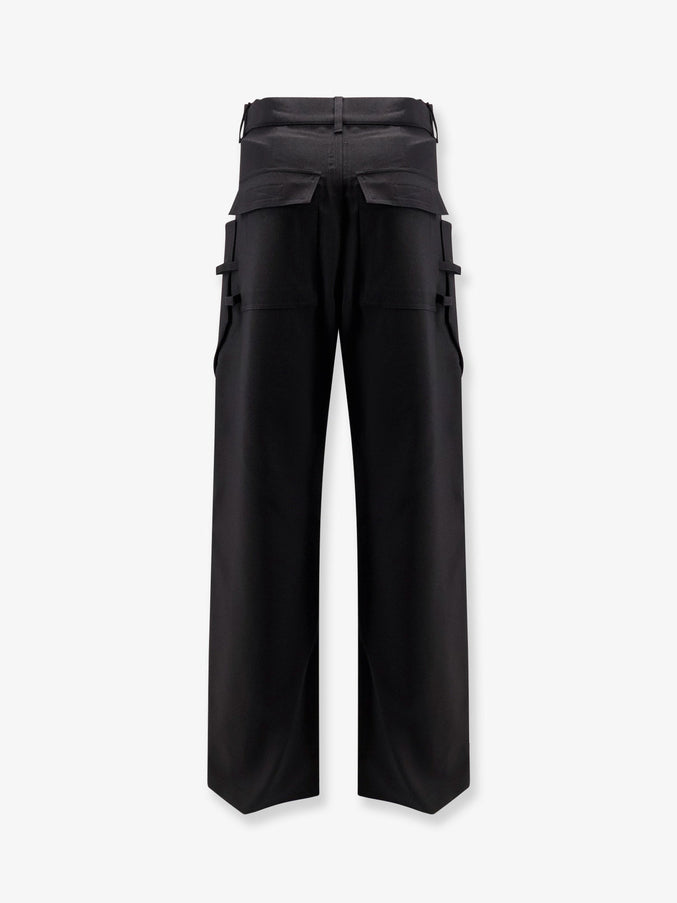 Rick Owens Stefan Cargo Virgin Wool Trousers