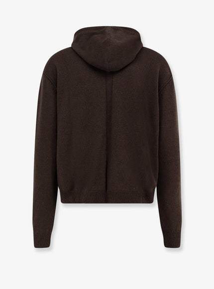 Rick Owens Cashmere Hooded Sweatshirt