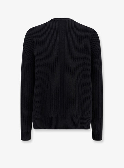 Rick Owens Fisherman Round Neck Virgin Wool Sweater