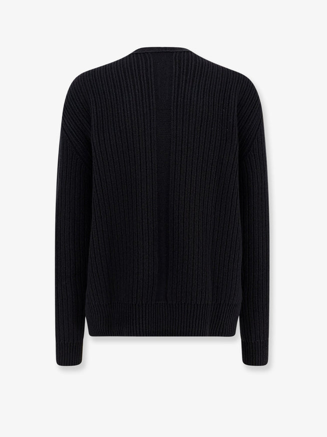 Rick Owens Fisherman Round Neck Virgin Wool Sweater