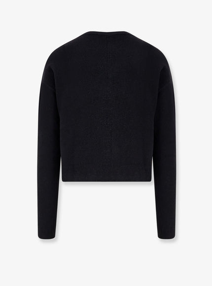 Rick Owens Tommy V Neck Alpaca Blend Sweater