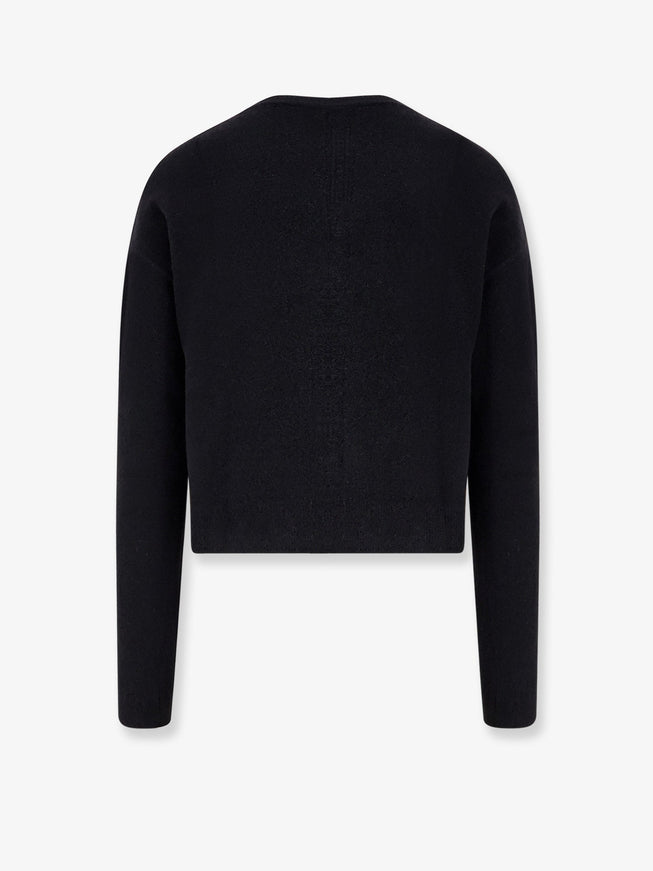 Rick Owens Tommy V Neck Alpaca Blend Sweater