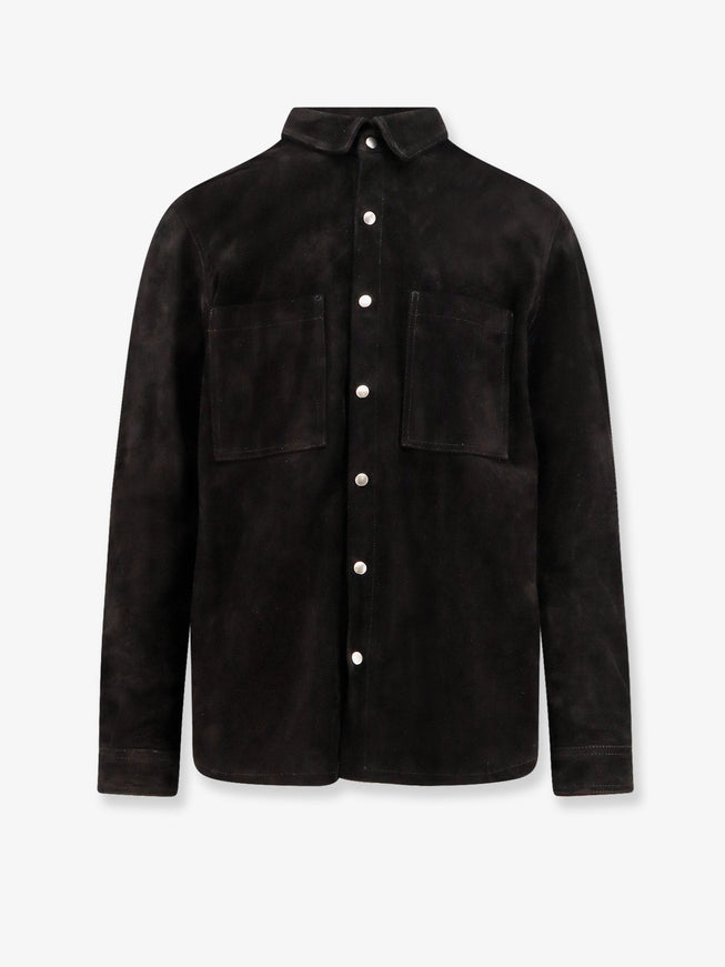 Rick Owens Suede Jacket 50 Nero