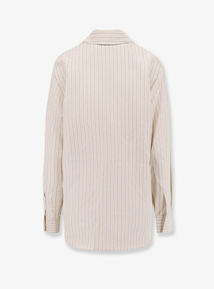 Rohe Silk Striped Shirt