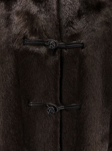 Rohe Mandarin Faux Fur Coat