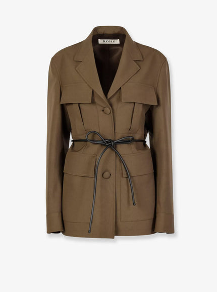Rohe Safari Virgin Wool Blazer Forest
