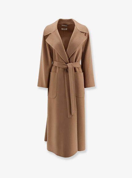 'S Max Mara Doris Virgin Wool Coat Beige
