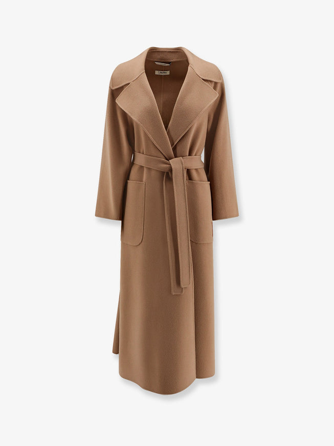 'S Max Mara Doris Virgin Wool Coat Beige