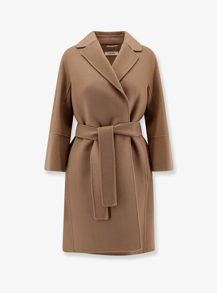 Max Mara Arona Virgin Wool Coat Cammello