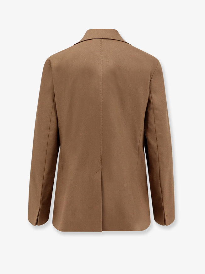 'S Max Mara Lena Double-Breasted Virgin Wool Blazer