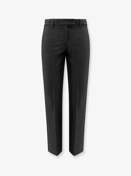 'S Max Mara Umanita Cotton Blend Trousers Nero
