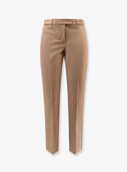 'S Max Mara Umanita Cotton Blend Trousers Cammello