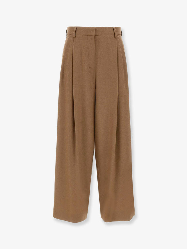 'S Max Mara Titty Virgin Wool Trousers Cammello