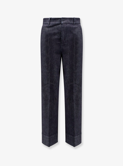 'S Max Mara Fresis Denim Trousers Blu Notte
