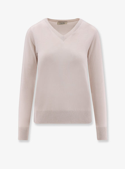 'S Max Mara Idoneo Wool Sweater Bianco