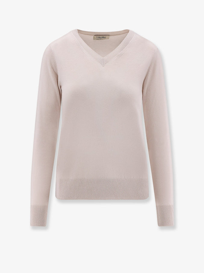 'S Max Mara Idoneo Wool Sweater Bianco