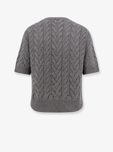 'S Max Mara Dominus Wool Sweater With Cable Knit