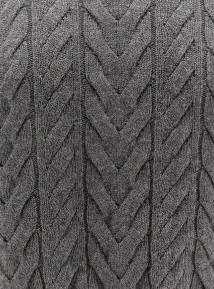 'S Max Mara Dominus Wool Sweater With Cable Knit