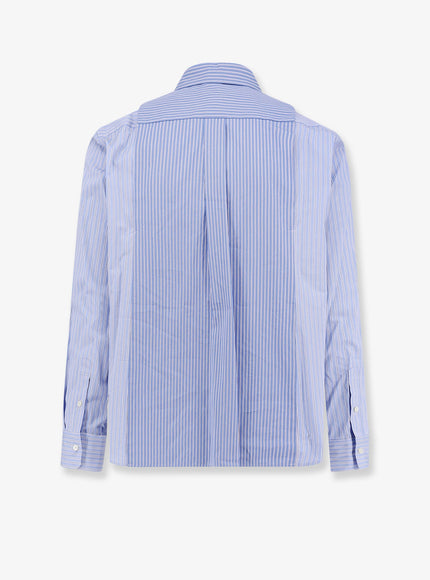 Sacai Striped Cotton Popeline Shirt