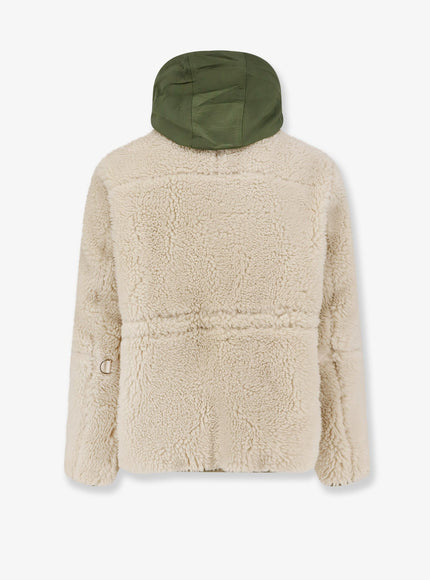 Sacai Eco Shearling And Nylon Jacket